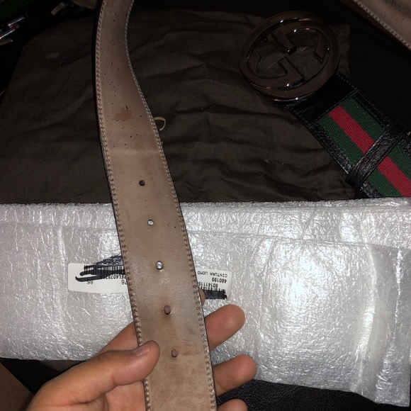 GUCCI INTERLOCKING G WEB BELT (SOLD) - Picture 2 of 7